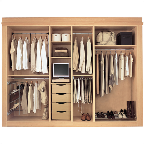 Machine Made Wooden Wardrobe