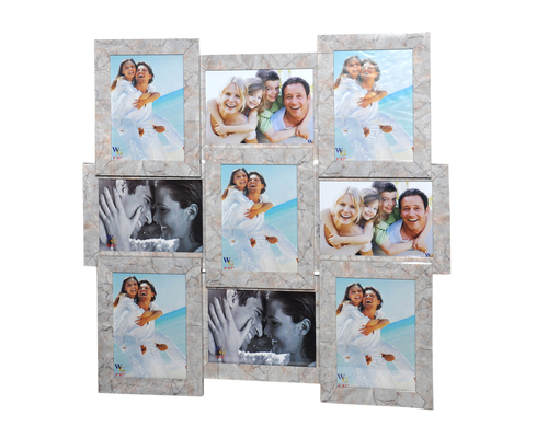 Off White Plastic Photo Frame