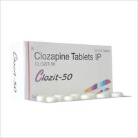 Clozapine Tablets - 50 Mg | White Solid Pharmaceutical Grade Tablets, Store In A Dry Place