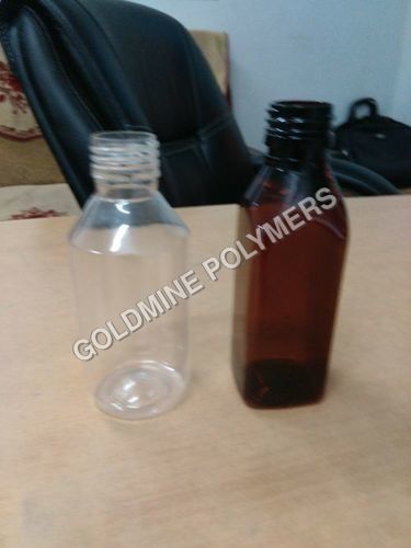 Transparent Round Pharma Bottle