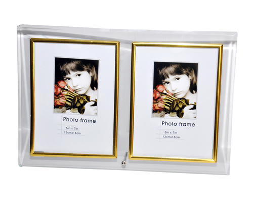 Golden Glass Photo Frame