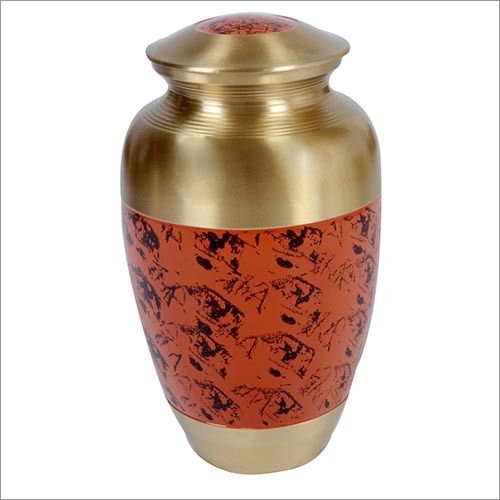 Gifts And Crafts Patina Brass Urn