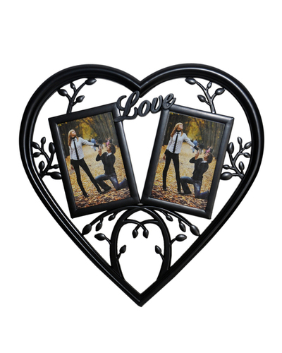 Black Heart Photo Frame