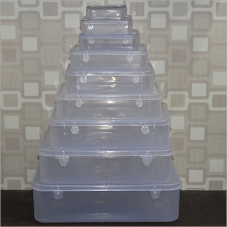 Transparent Square Container Set Transparent Square Container Set