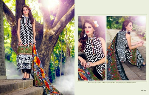 Kesar Karachi cotton digital print suit