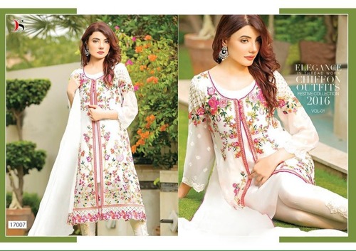 Baroque -2 Georgette Embriodary Suit