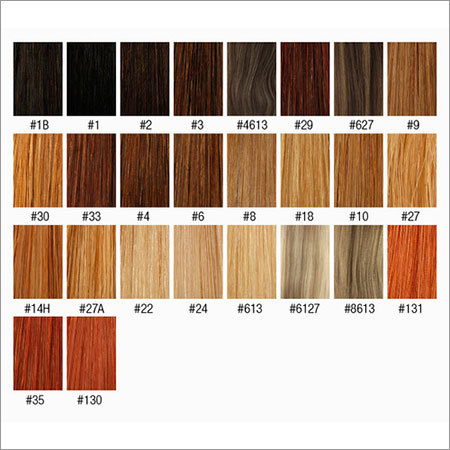 Colored Non Remy Human Hair Extension