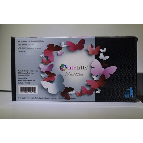 Facial Tissue - Virgin Paper, 20cm x 20cm / 20cm x 18cm, Soft & Absorbent, Tear Resistant, Available in White & Pink