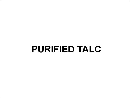 Purified Talc Purified Talc