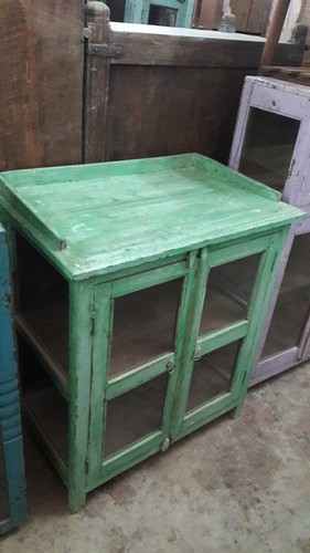 Customized Wooden Glass Almirah