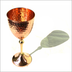 Copper Wine Goblet