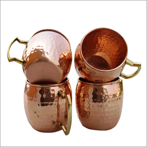 Handmade Hammered Pure Copper Moscow Mule Mug