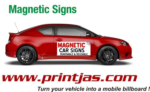 Vehicle Magnets Sign Plates