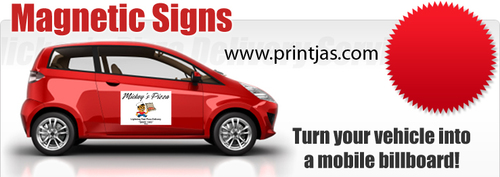 Magnetic Car Signage 