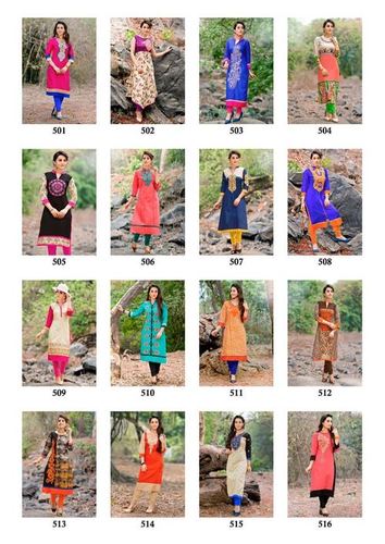 Butterfly Cotton Kurtis Vol 5