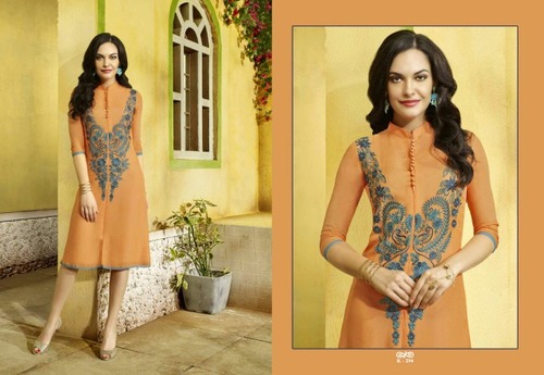 Cloud nine Georgette Embriodary kurti