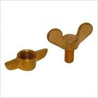 Brass Forged Wing Nuts - Polished Brass, Dimensionally Accurate, High Durability, Impact Resistance, Anti-corrosive Finish, 12-month Warranty