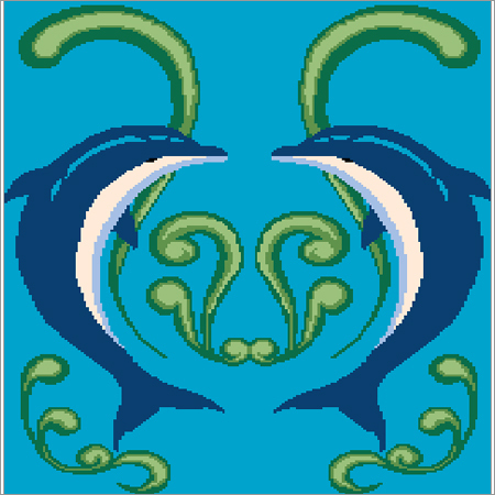 Whites Swimming Pool Dolphin Tile