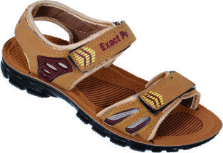Sandal - PU Leather, Multiple Sizes, Brown | Adjustable Straps, Breathable, Comfortable Wear, Durable Material, Lightweight, Cushioned Insole, Rubber Sole