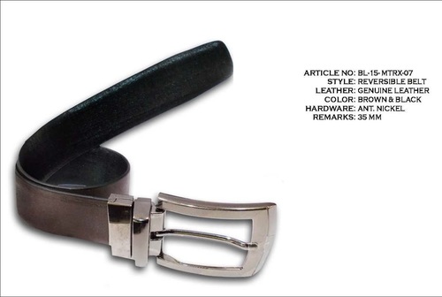 Designer Leather Belts By AGILE EXIM PVT. LTD.
