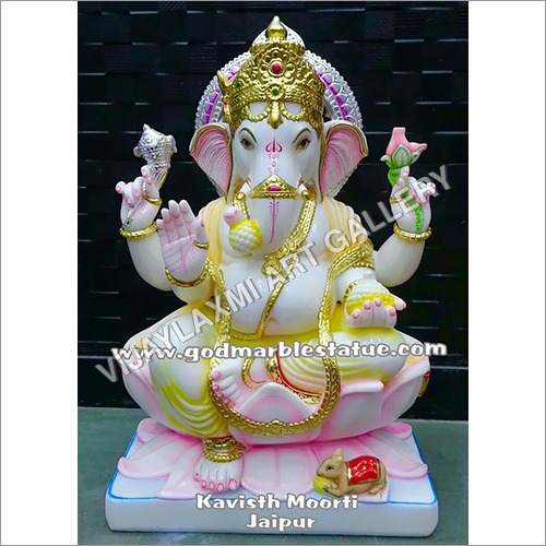 Marble God Ganesha Moorti