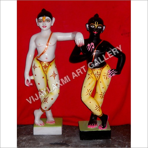 Marble Isckon Krisshan Balram Statue