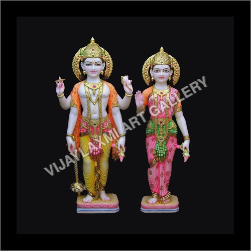 Marble Laxmi Naryan Statue