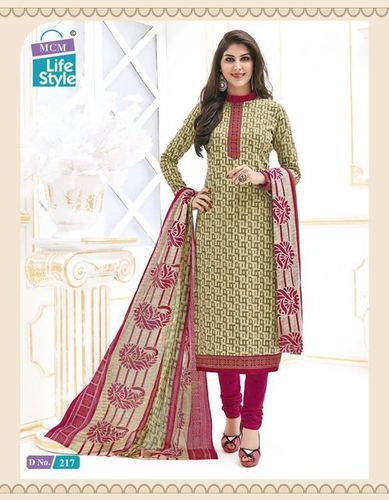 Mcm Cotton Printed Dress Material