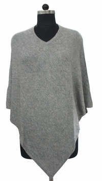 Grey Ladies Poncho