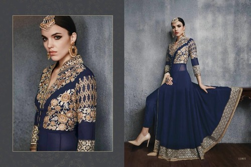 Hamim-4 Georgette party wear suit