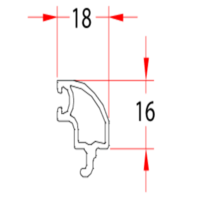 Sliding Single Glass UPVC Bead