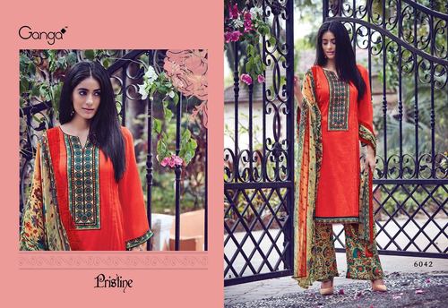 PRISTINE Cotton Embriodary plazoo suit