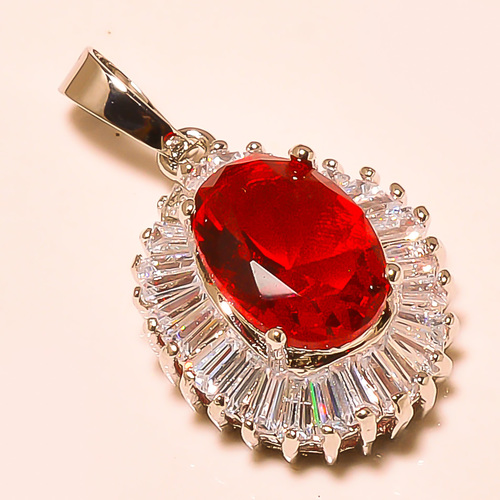 MOZAMBIQUE GARNET , WHITE TOPAZ