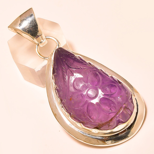 CARVED AFRICAN AMETHYST