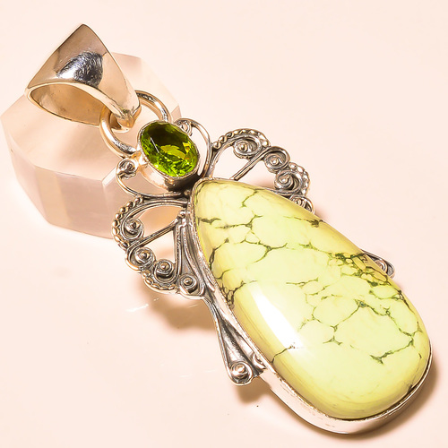 LEMON CHRYSOPRASE , PERIDOT VINTAGE STYLE
