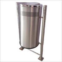 Stainless Steel Garbage Bin - Premium Quality, 50 Liter Capacity | Elegant Design, Easy To Clean, Perforated And Plain Options