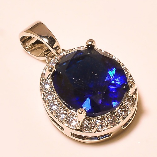 BLUE SAPPHIRE , WHITE TOPAZ