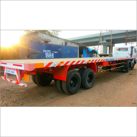 Double Axle Flatbed Trailer