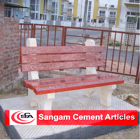 Furniture Parts Concrete Bench Terrozzo Finish
