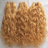 Blonde Curly Best Hair human hair Extensions