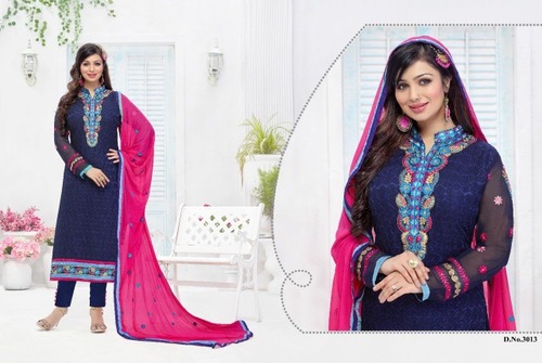 Roza Georgette Karachi work suit