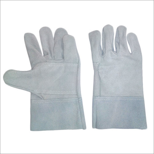 Double palm Split leather welding gloves