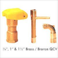 Quick Coupling Valves - Solid Brass/bronze, 1" Size With Drain Hole And Auto-close Lid