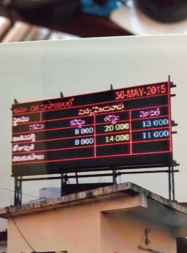 outdoor led display board price