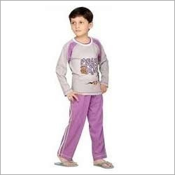 Full Sleeves Kids Nightwear - Cotton, Multiple Sizes, Purple | Soft Fabric, Comfortable Fit, Durable Stitching, Shrink Resistant