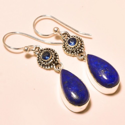 LAPIS LAZULI , BLUE SAPPHIRE VINTAGE STYLE