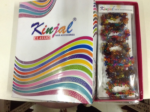 Indian Knitted And Beaded Hair Scrunchies