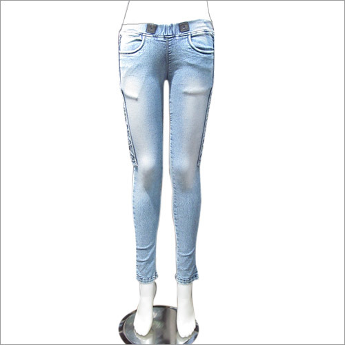 Blue Ladies Denim Jeans