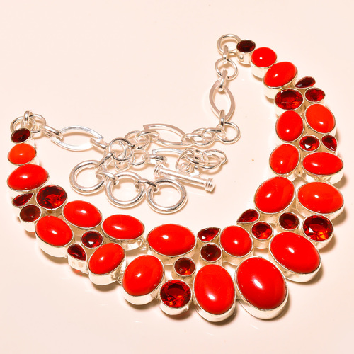 CORAL , MOZAMBIQUE GARNET