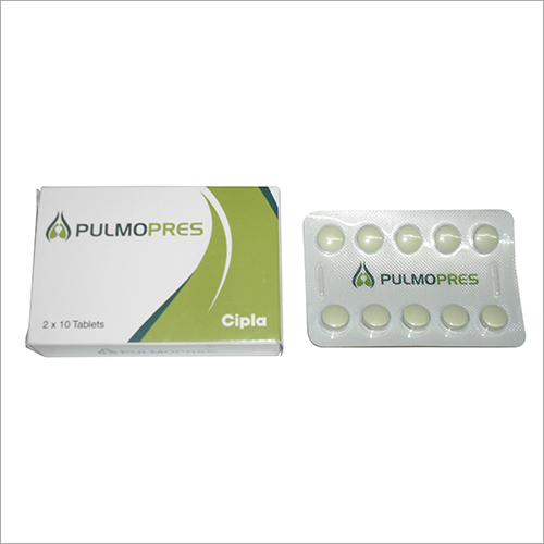 Pulmopres Tablets - White Round Tablets, Various Dosages | Erectile Dysfunction, Enlarged Prostate, Pulmonary Hypertension Treatment, Muscle Relaxation